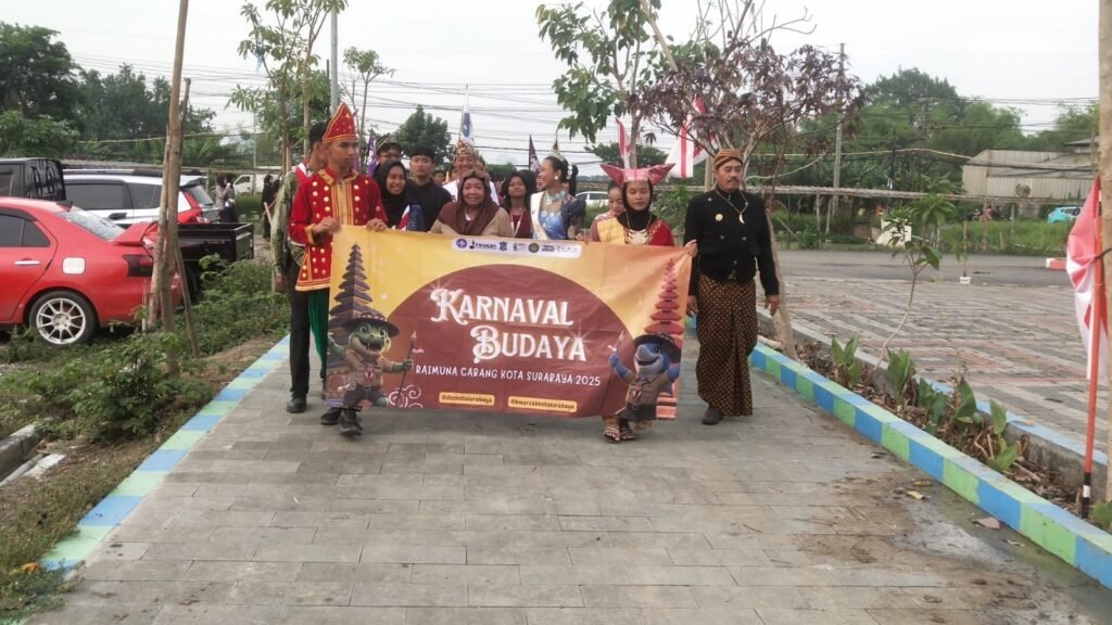 Karnaval Budaya Raimuna Surabaya 2025, Hadirkan Kesenian Jaranan Mustiko Joyo. kirap2