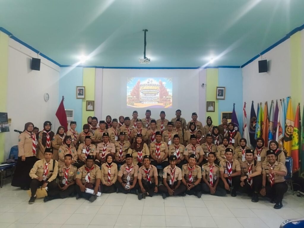 Estafet Kepemimpinan Pramuka Surabaya Bergulir, Siti Mariyam Terpilih Pimpin Kwarcab 2026–2031 muscab2